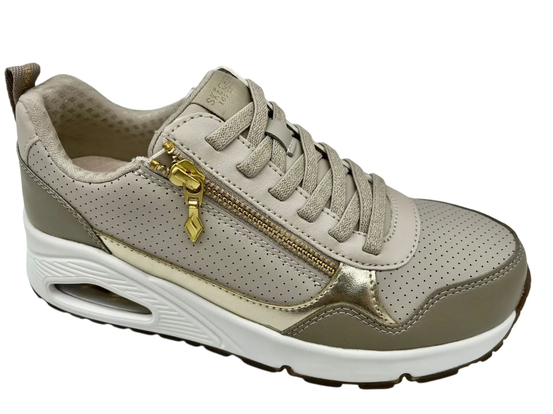 --Skechers--	Uno Metallic Sliders (36)