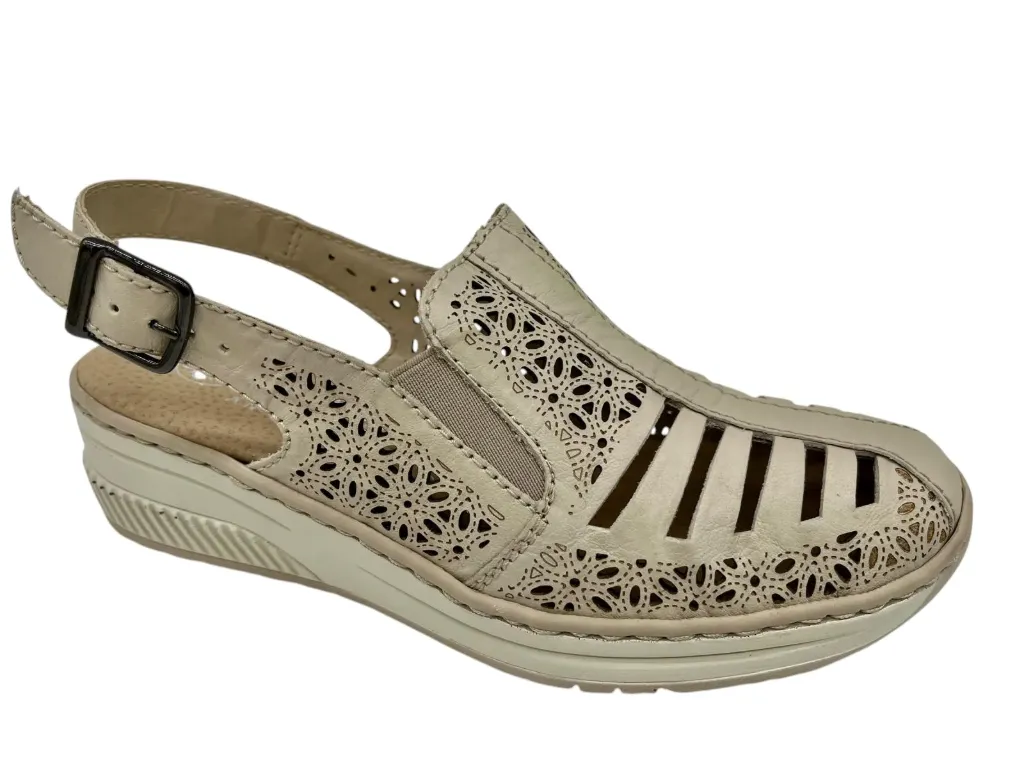 --Rieker--	Sandale v/zu (36)